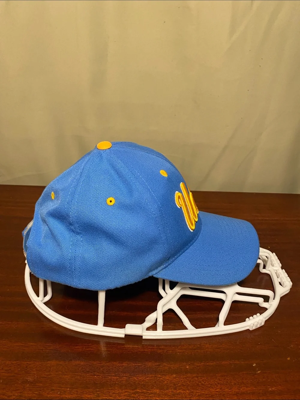 UCLA Script Embroidery Logo Cap Zephyr Hat Blue Adjustable Collegiate O/S